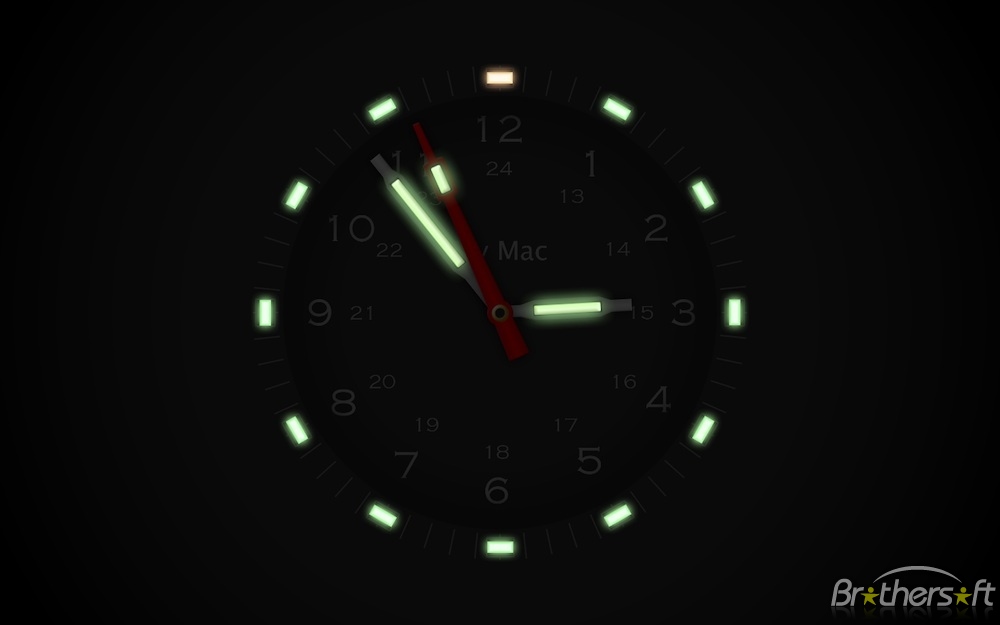 Illuminated Clock Screensaver