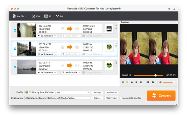 Aiseesoft M2TS Converter for Mac