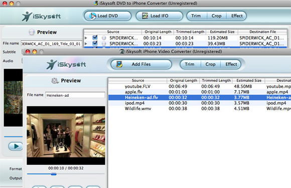 iSkysoft DVD to iPhone Suite for Mac