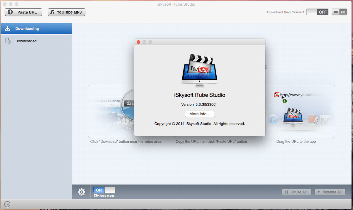 iSkysoft iTube for Mac