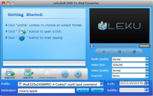 LeKusoft DVD to iPod Converter