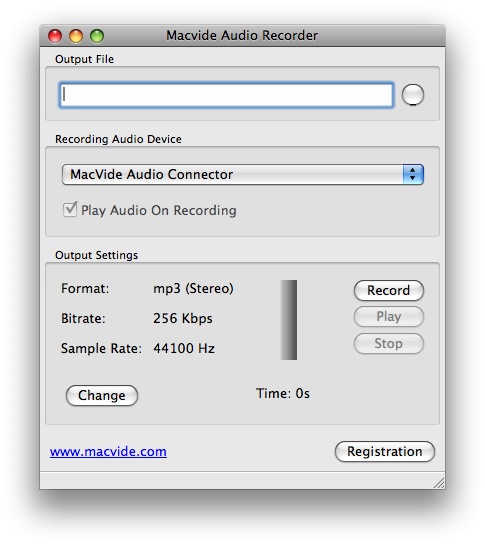 Macvide Audio Recorder