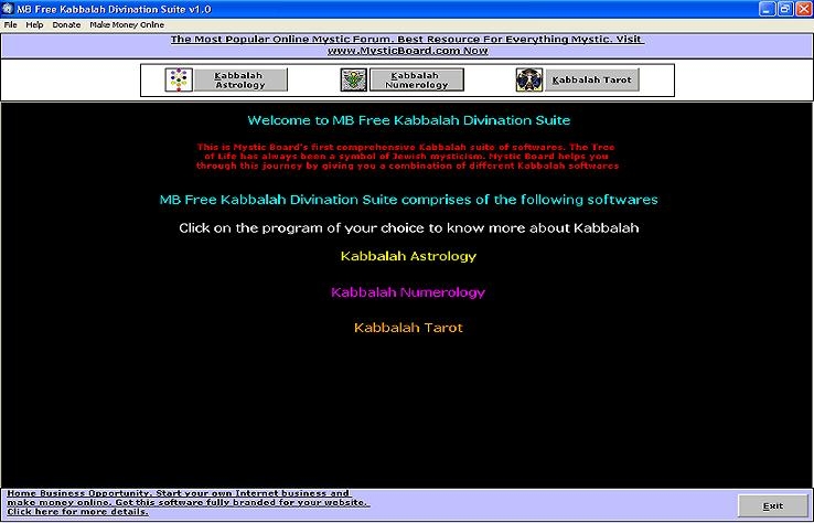MB Free Kabbalah Divination Suite
