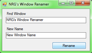 Window Renamer