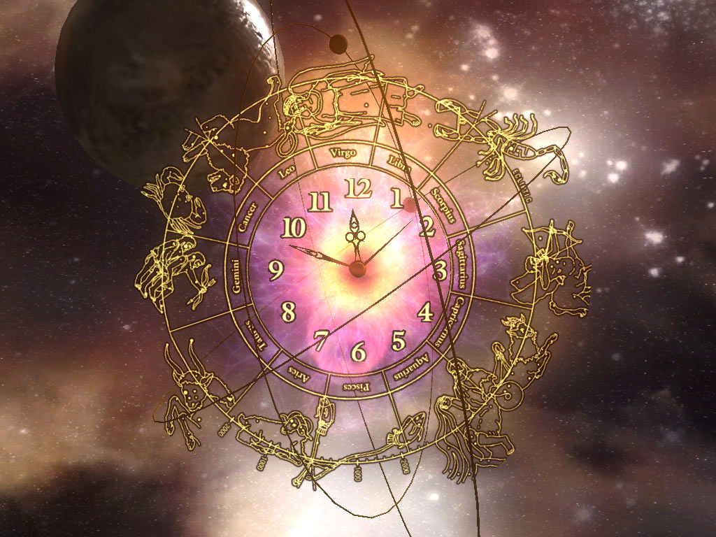 Space Clock ScreenSaver