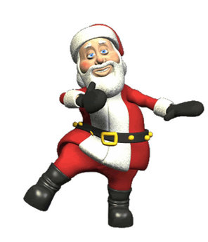 3D Dancing Santa