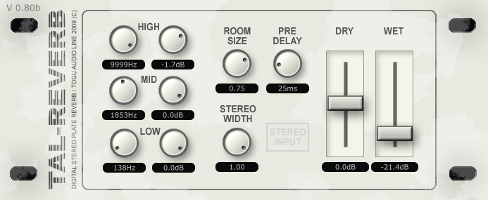 VST TAL-Reverb