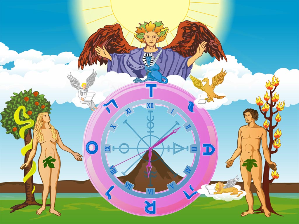 Tarot Clock ScreenSaver