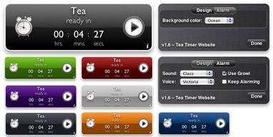 Tea Timer Widget