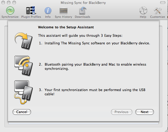 The Missing Sync for BlackBerry