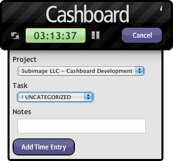 Cashboard Time Tracker