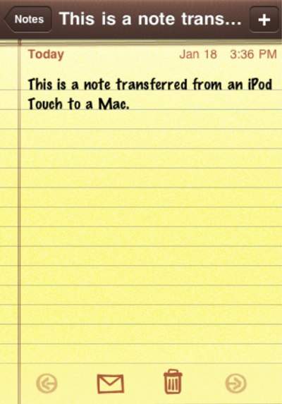 iPod Notes