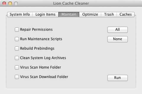 Leopard Cache Cleaner