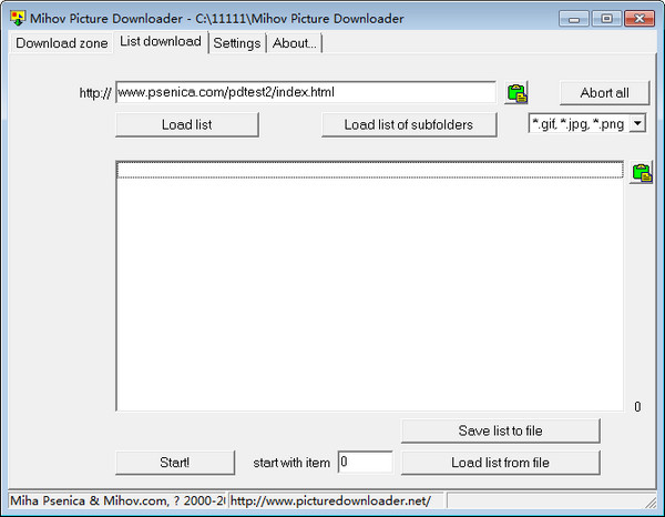 Mihov Picture Downloader