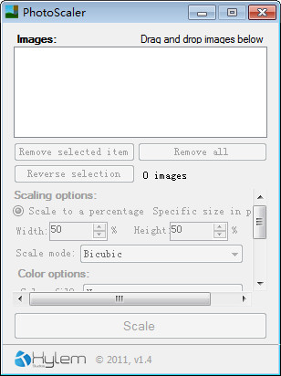 批量图片缩放软件(PhotoScaler)