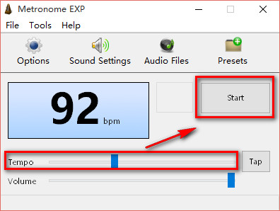 音乐节拍器软件MetronomeEXP