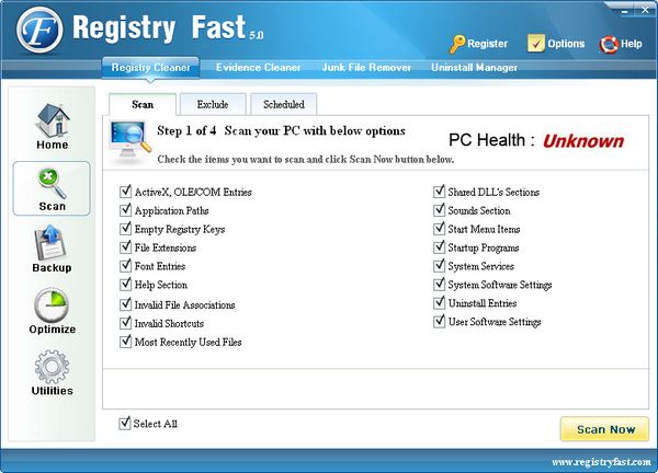 Registry Fast