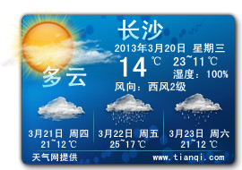 天气网天气预报