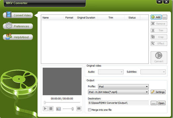 Oposoft MKV Converter