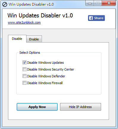 Win Updates Disabler