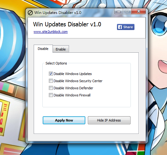 win10家庭版自动更新禁止工具 win updates disabler