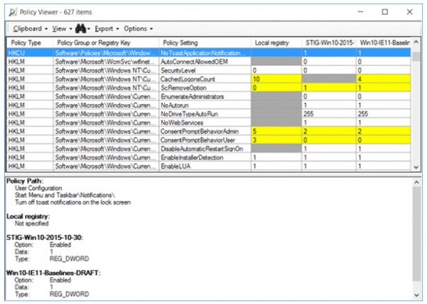 Policy Analyzer 微软组策略分析器